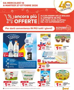 Anteprima dell'opuscolo Iperal volantino Ancora Più Offerte dal negozio Iperal valido da 14/10/2026