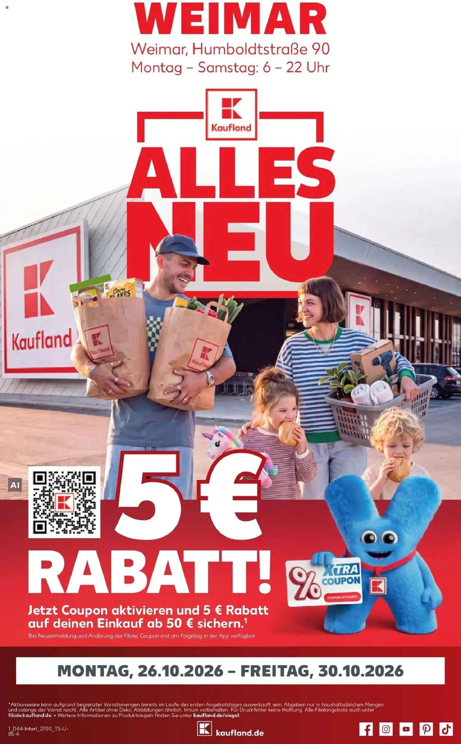 Vorschau von dem Prospekt des Geschäftes Kaufland, gültig ab dem 26.10.2026