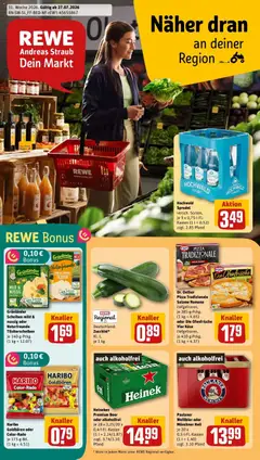 Vorschau von dem Prospekt des Geschäftes Rewe, gültig ab dem 27.07.2026