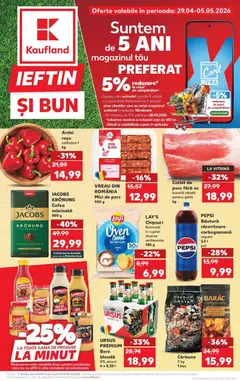 Previzualizarea de cataloage: Kaufland Kaufland Târnăveni valabil de la 29.04.2026