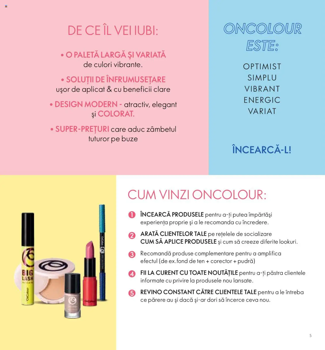 Previzualizarea de cataloage: Oriflame Catalog - Ghid Oncolour valabil de la 10.03.2022
