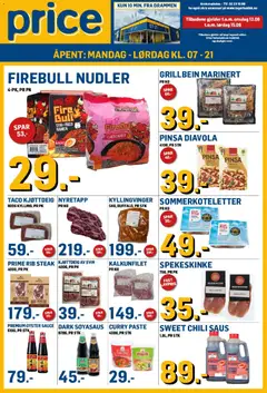 Forhåndsvis Price Lagerbutikk kundeavis fra butikk Price Lagerbutikk gyldig fra 12/08/2026