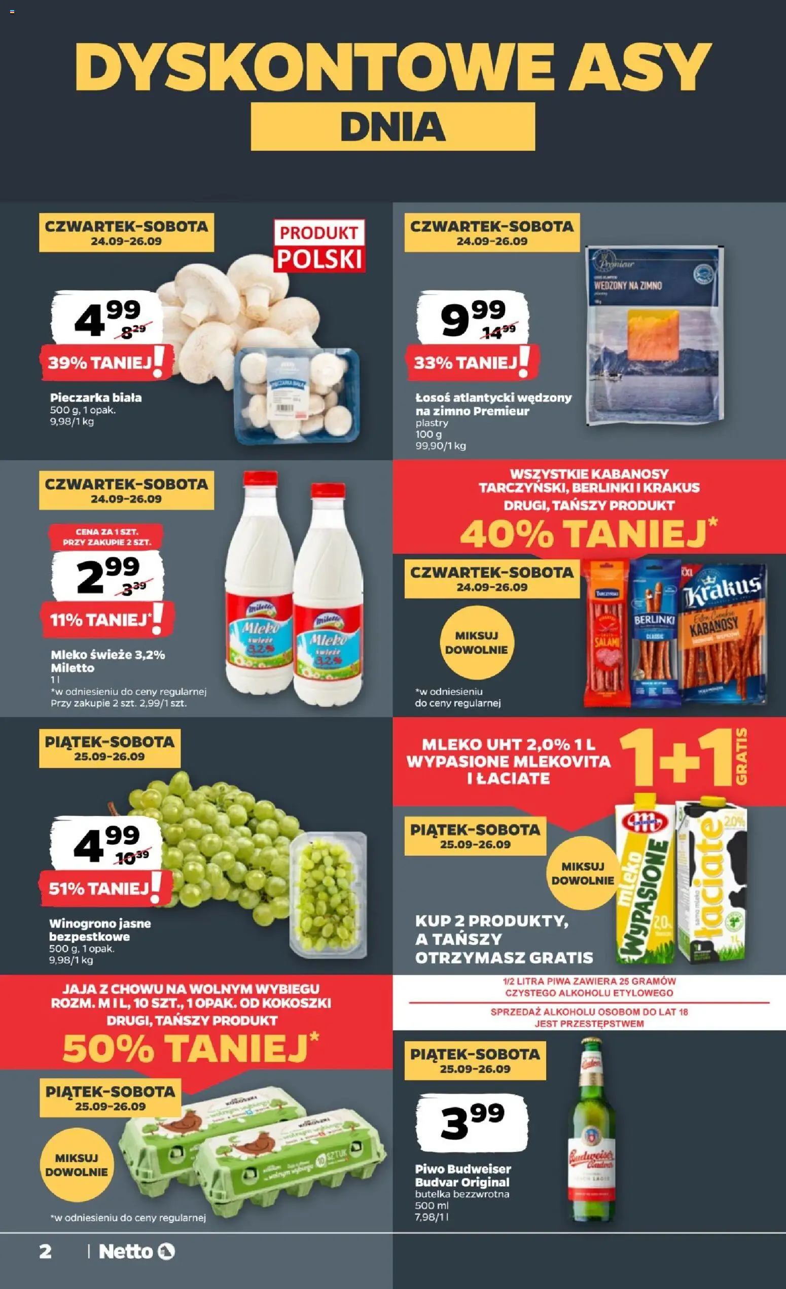 Pogląd gazetki "Netto gazetka od czwartku" ze sklepu Netto ważnej od 24.09.2026