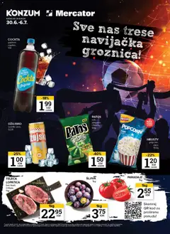 Pregled letka Katalog 30.6. - 6.7 trgovine KONZUM vrijedi od 30.06.2026