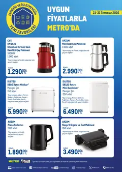 Metro Metro - Evinizin ve İşletmenizin Yeni Favorileri 21.07.2026 - Broşürünün önizlemesi