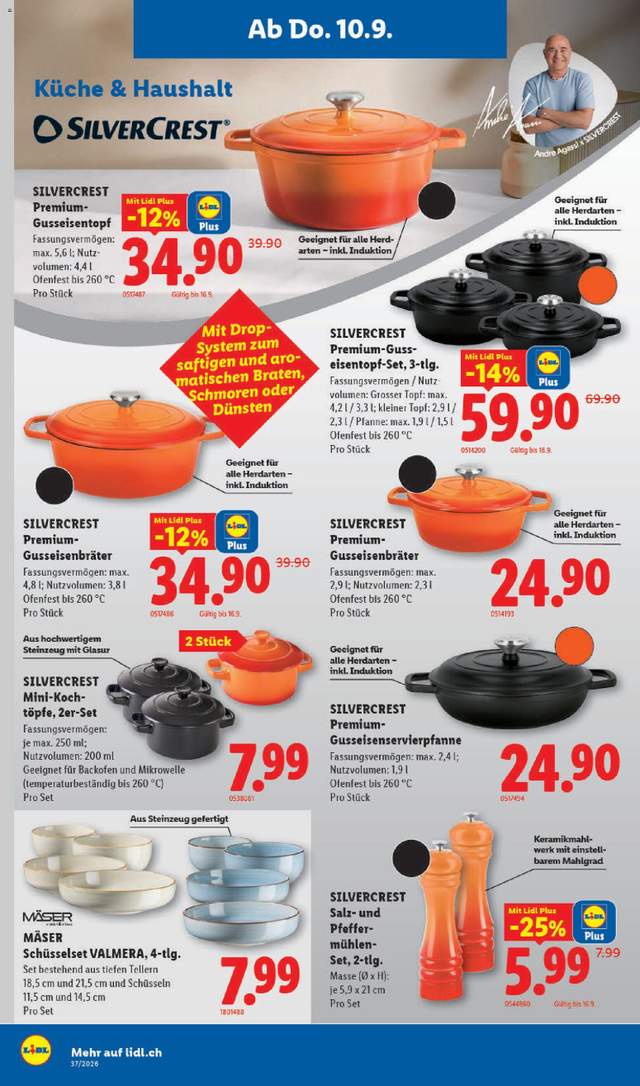 Neue Lidl Aktionen ab 10.09.