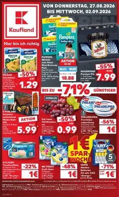 Vorschau von dem Prospekt des Geschäftes Kaufland, gültig ab dem 27.08.2026