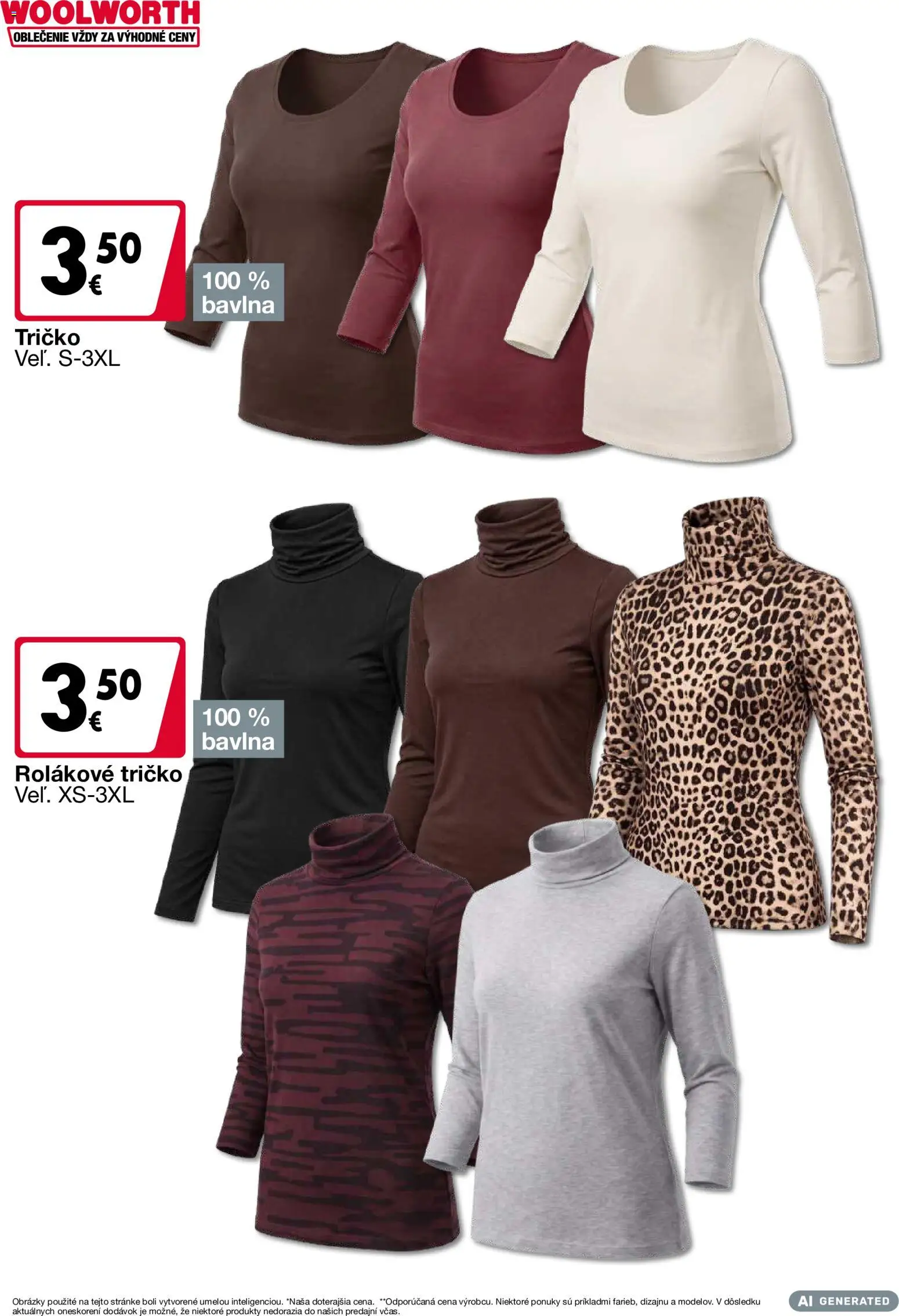 Náhľad Woolworth letáku platného od 02.10.2026 - Tričko