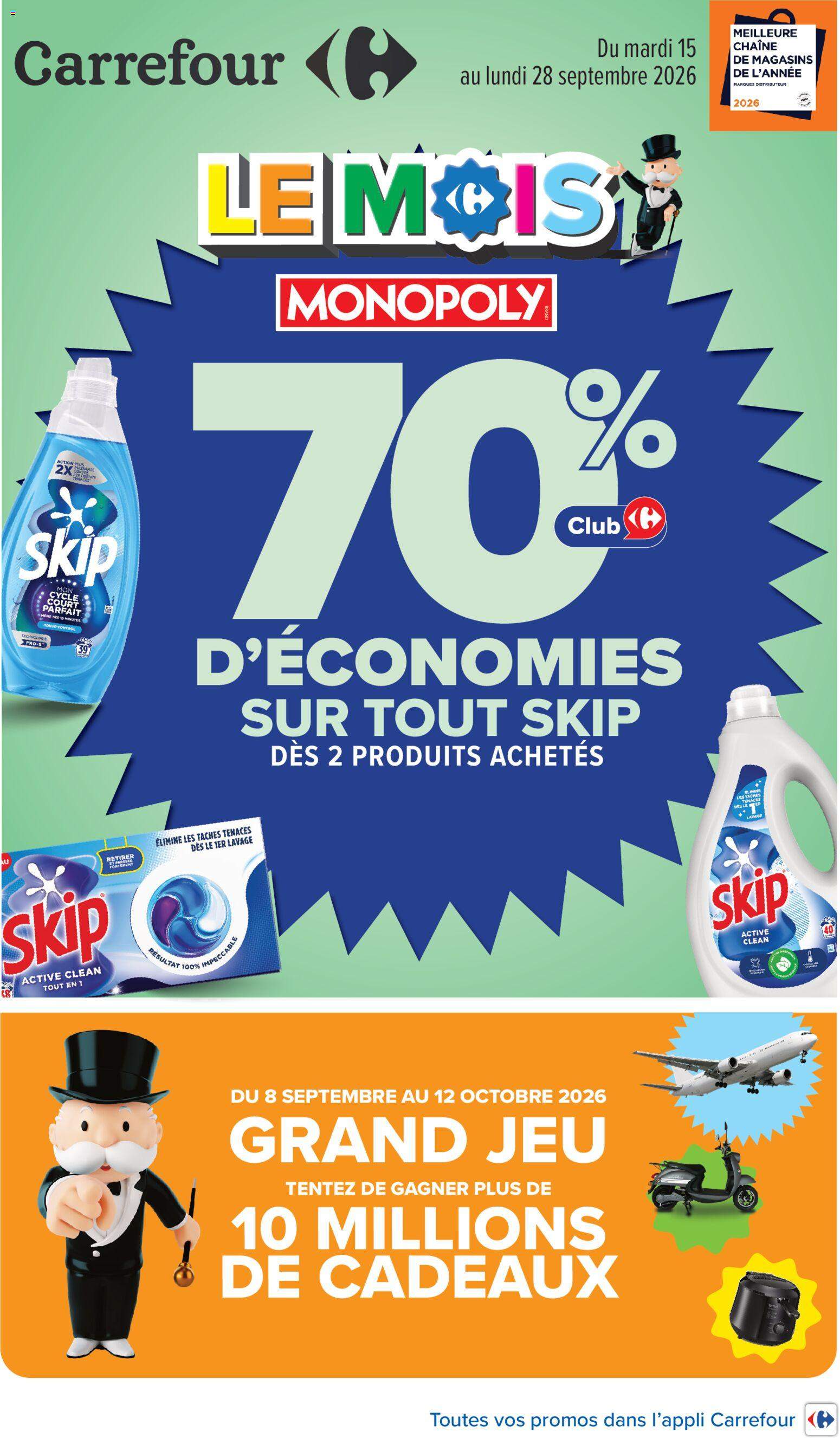 Nouveau catalogue Carrefour à partir du 15/09