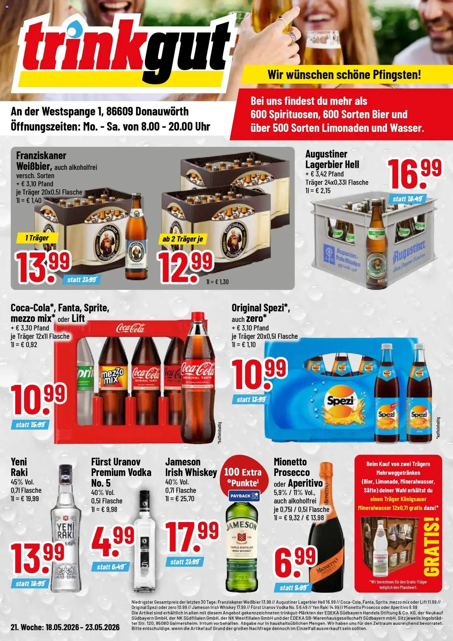 Vorschau von dem Prospekt des Geschäftes Trinkgut, gültig ab dem 17.05.2026