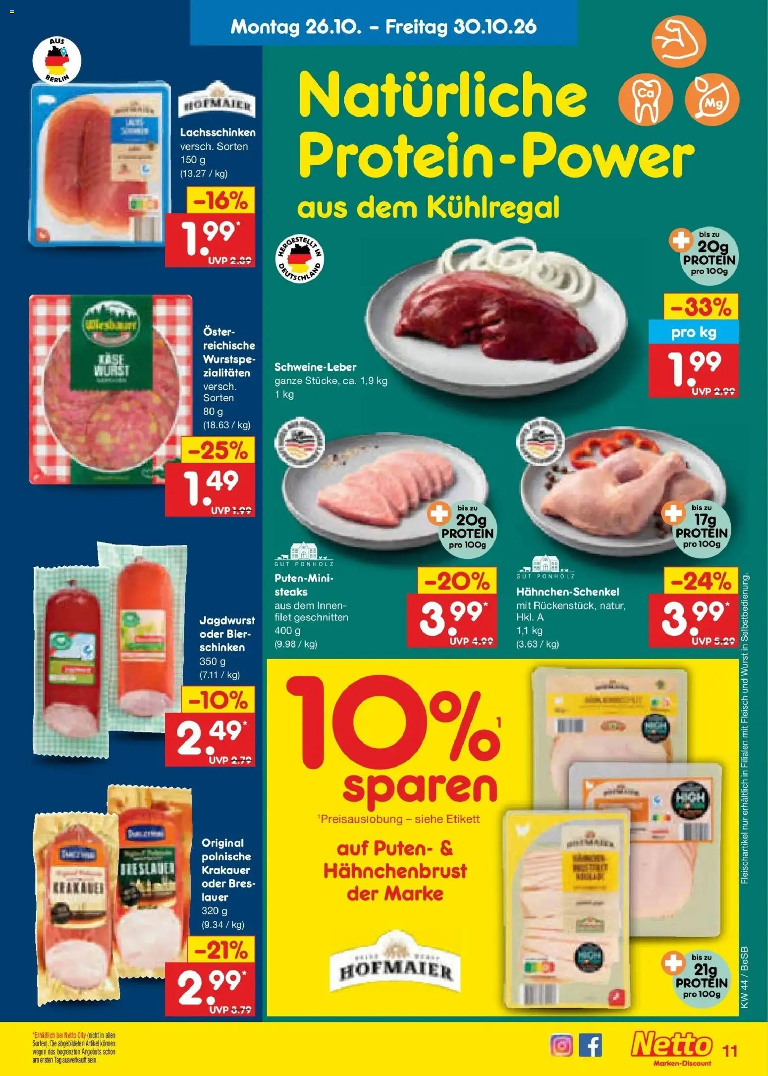 Vorschau von dem Prospekt des Geschäftes Netto Marken-Discount, gültig ab dem 26.10.2026