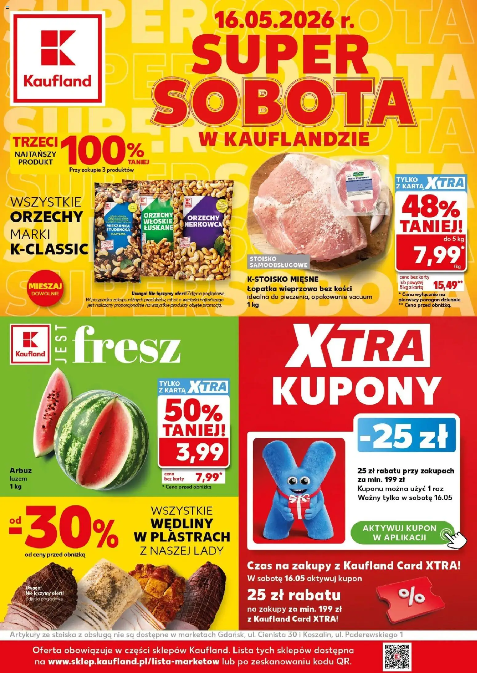 Pogląd gazetki "Kaufland gazetka - Super Sobota" ze sklepu Kaufland ważnej od 16.05.2026