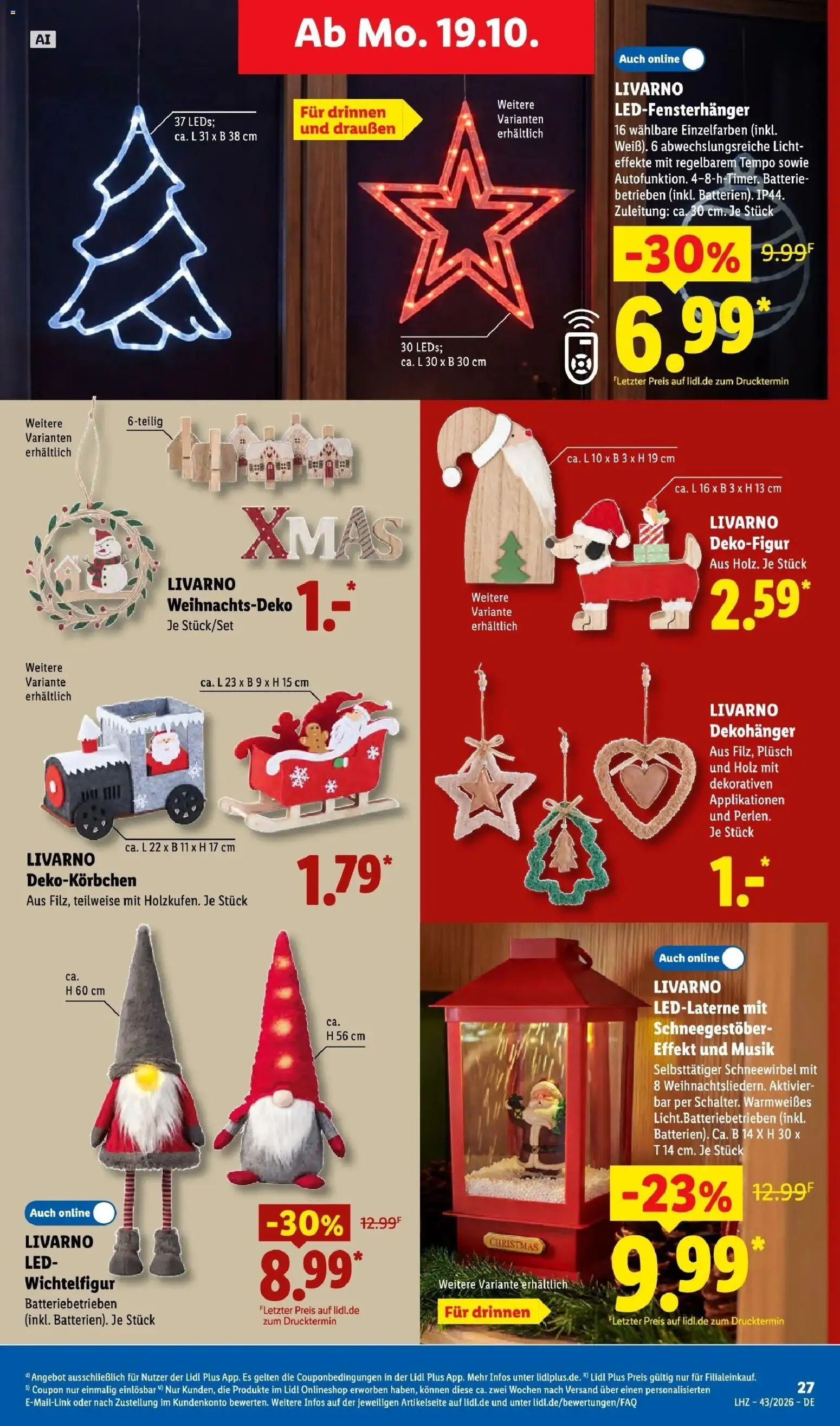 Vorschau von dem Prospekt des Geschäftes Lidl, gültig ab dem 19.10.2026