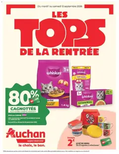 Prévisualisation de Auchan Tops rentrée supers du magasin Auchan formulaire valide 01/09/2026
