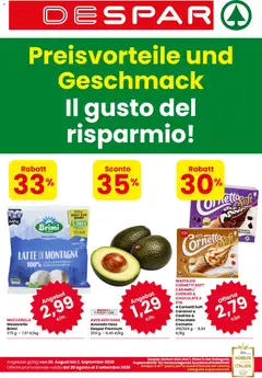 Anteprima dell'opuscolo Despar volantino Bolzano dal negozio Despar valido da 20/08/2026