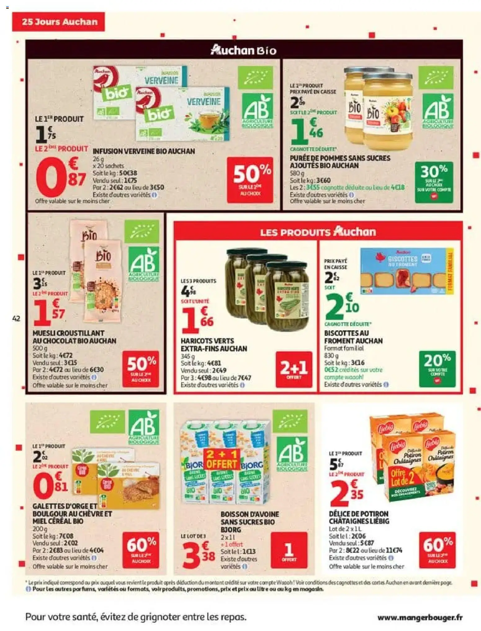 Prévisualisation de Auchan 25 jours 2 hypers du magasin Auchan formulaire valide 03/11/2026
