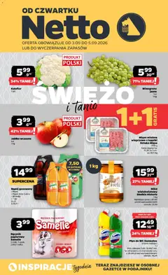 Pogląd gazetki "Netto gazetka od czwartku" ze sklepu Netto ważnej od 03.09.2026