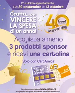 Anteprima dell'opuscolo Iperal volantino Sponsor dal negozio Iperal valido da 30/09/2026