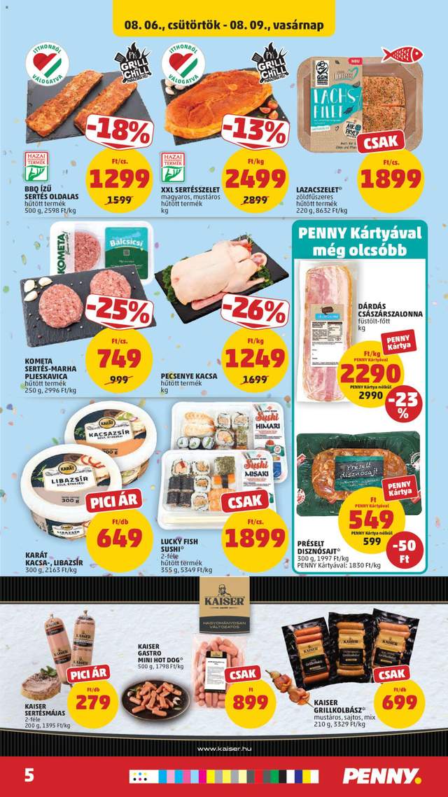 Új Penny akciós újság 08.06.