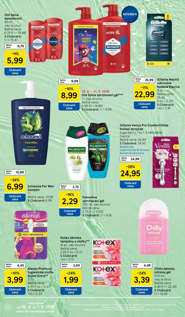 Nový Tesco leták od 26.08.