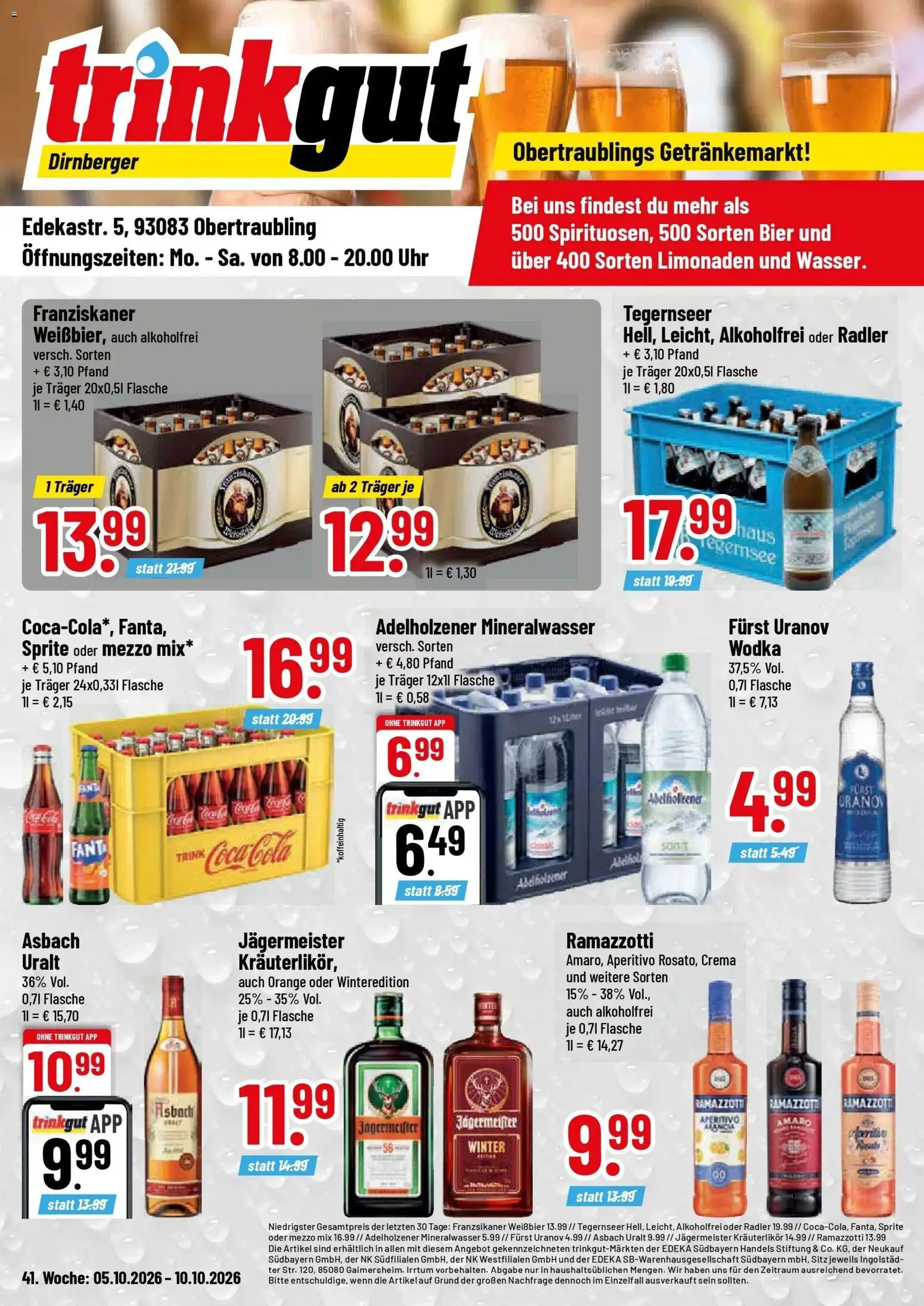 Vorschau von dem Prospekt des Geschäftes Trinkgut, gültig ab dem 05.10.2026