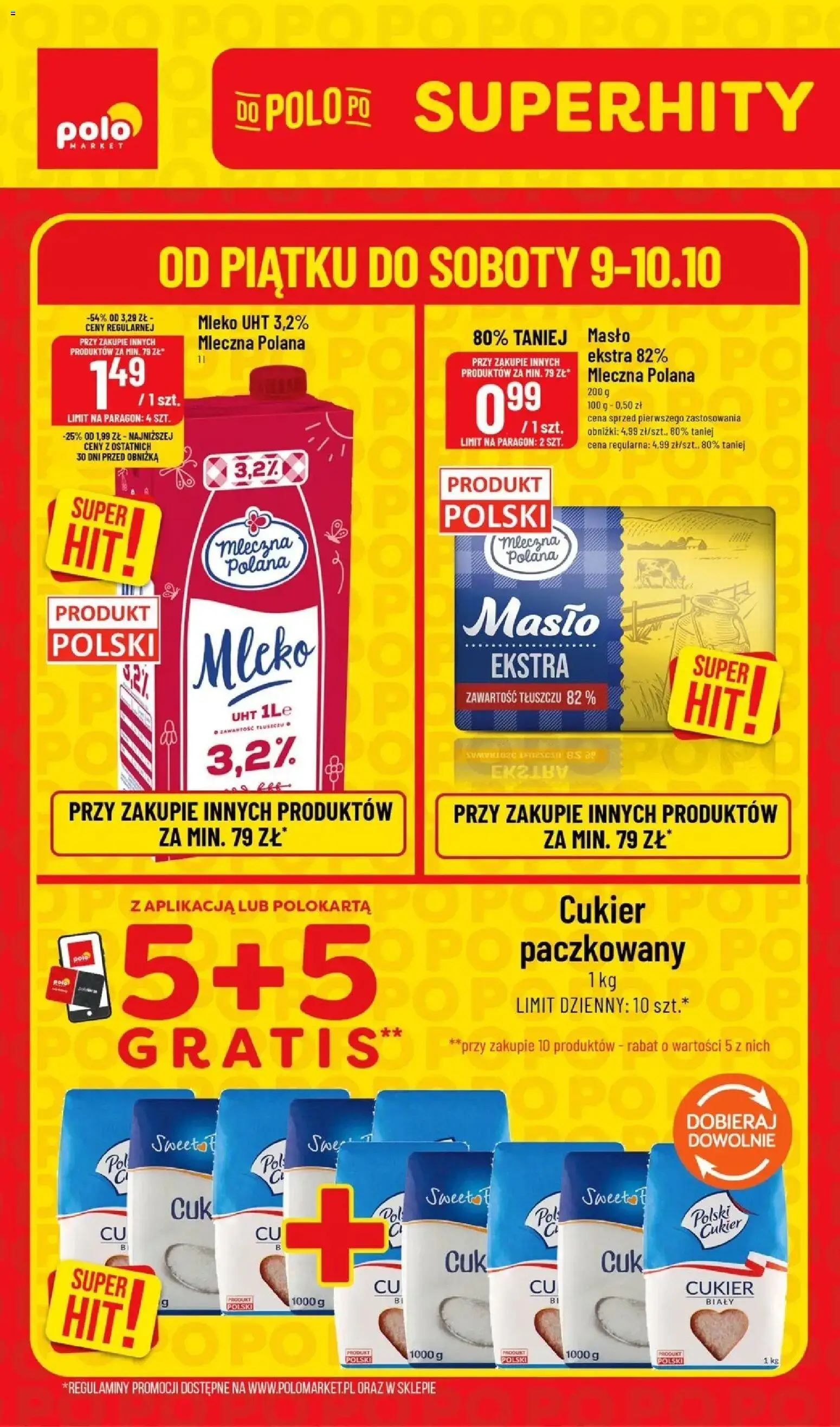 Pogląd gazetki "SuperHity POLOmarkt do soboty 10.10 (G41)" ze sklepu POLOmarket ważnej od 09.10.2026