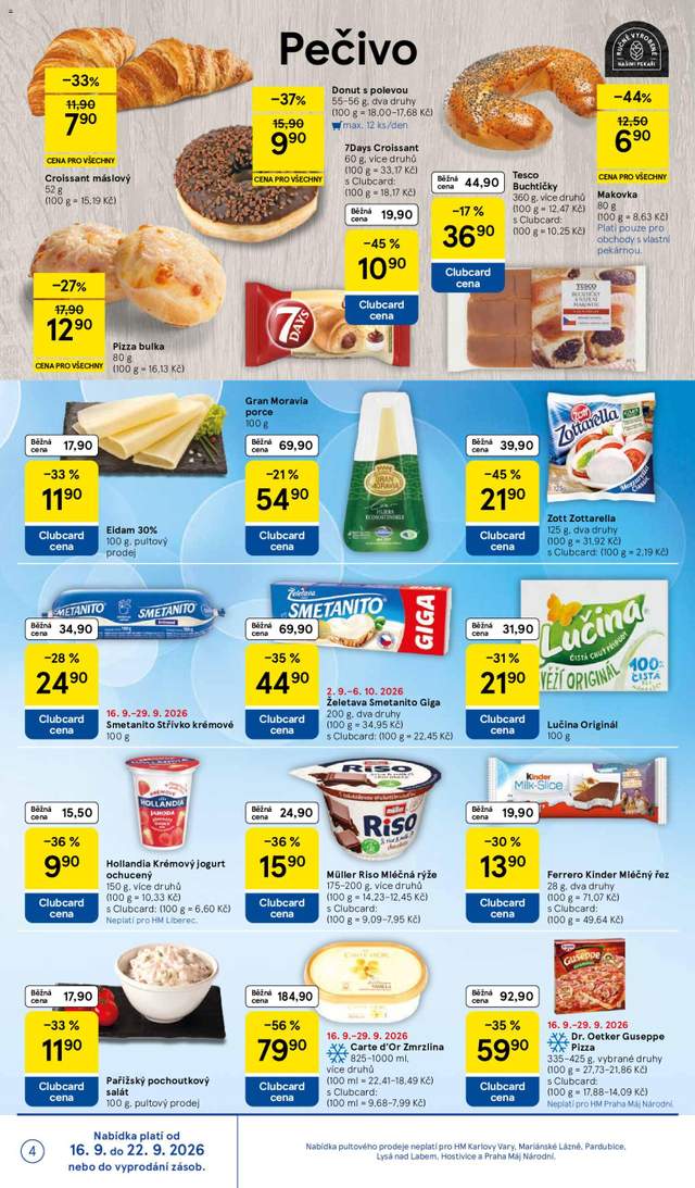 Nový Tesco leták od 16.09.