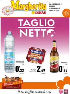 Anteprima dell'opuscolo Conad volantino Margherita Sicilia dal negozio Conad valido da 29/07/2026