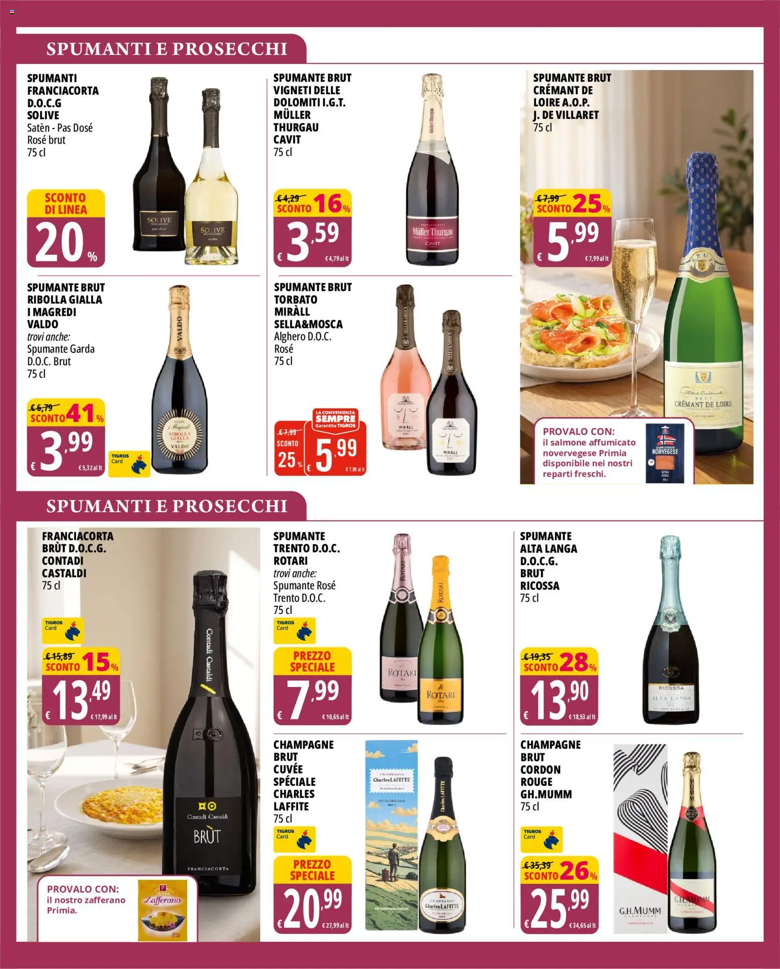 Anteprima dell'opuscolo Tigros volantino Selezione E Offerte Della Nostra Enoteca dal negozio Tigros valido da 28/10/2026