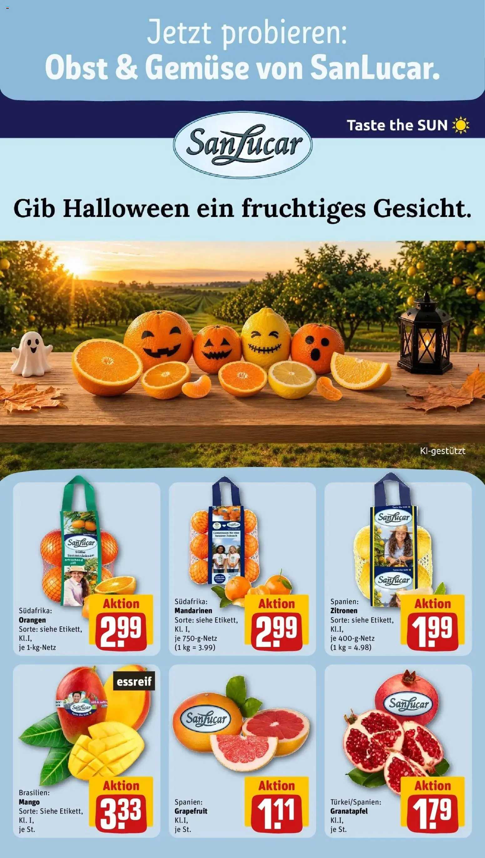 Vorschau von dem Prospekt des Geschäftes Rewe, gültig ab dem 26.10.2026
