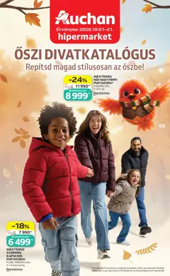 Auchan - Auchan Őszi ruha ajánlatok megtekintése, amely érvényes 2026.10.01.-től