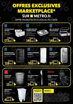 Prévisualisation de METRO Offres exclusives Marketplace du magasin METRO formulaire valide 29/10/2026
