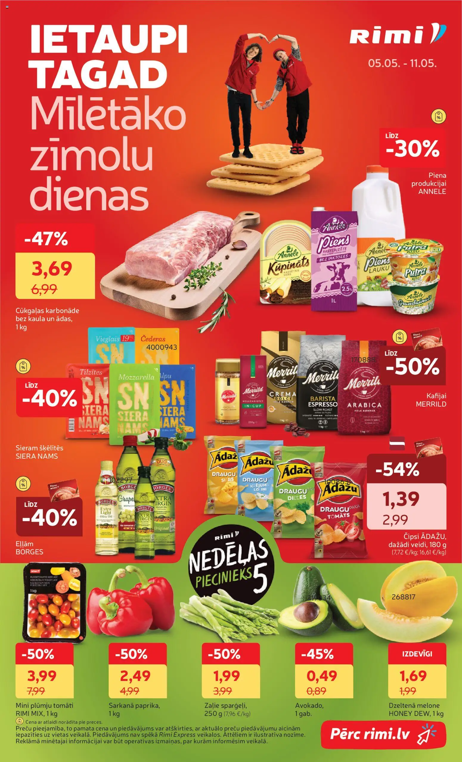 Skatīt Rimi akciju bukletu, derīgs no 05.05.2026.