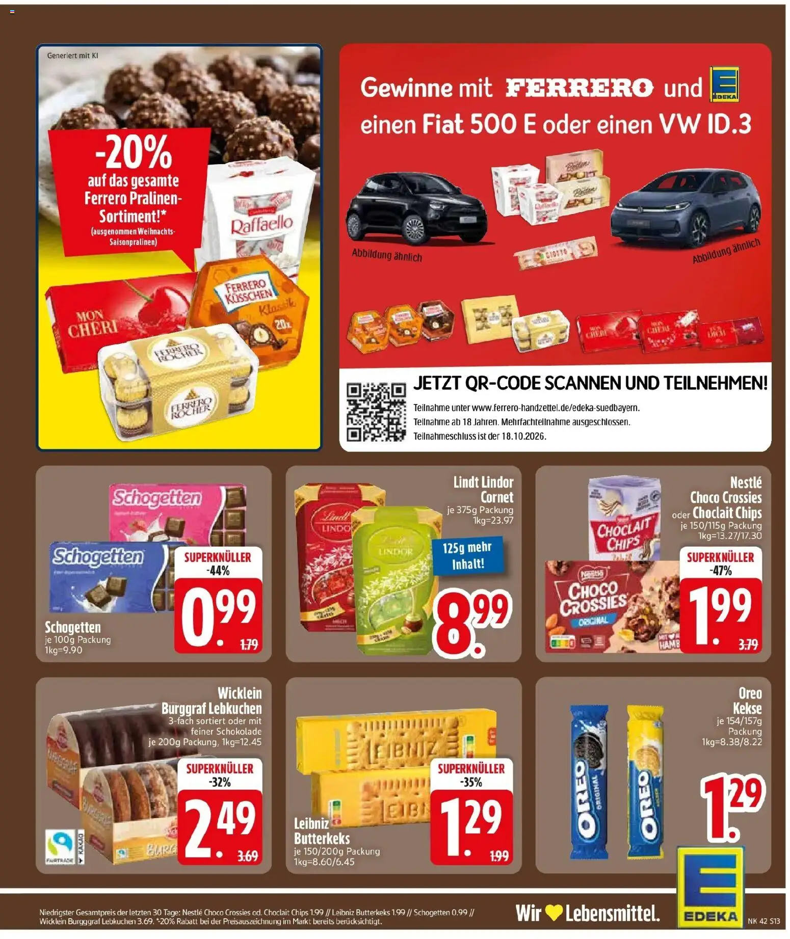 Vorschau von dem Prospekt des Geschäftes Edeka, gültig ab dem 12.10.2026
