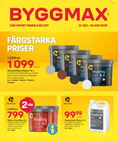 Förhandsgranska reklamblad ByggMax erbjudanden från butik ByggMax gäller från 31/07/2026