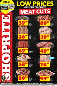 Preview of Shoprite flyer valid from 25/05/2026