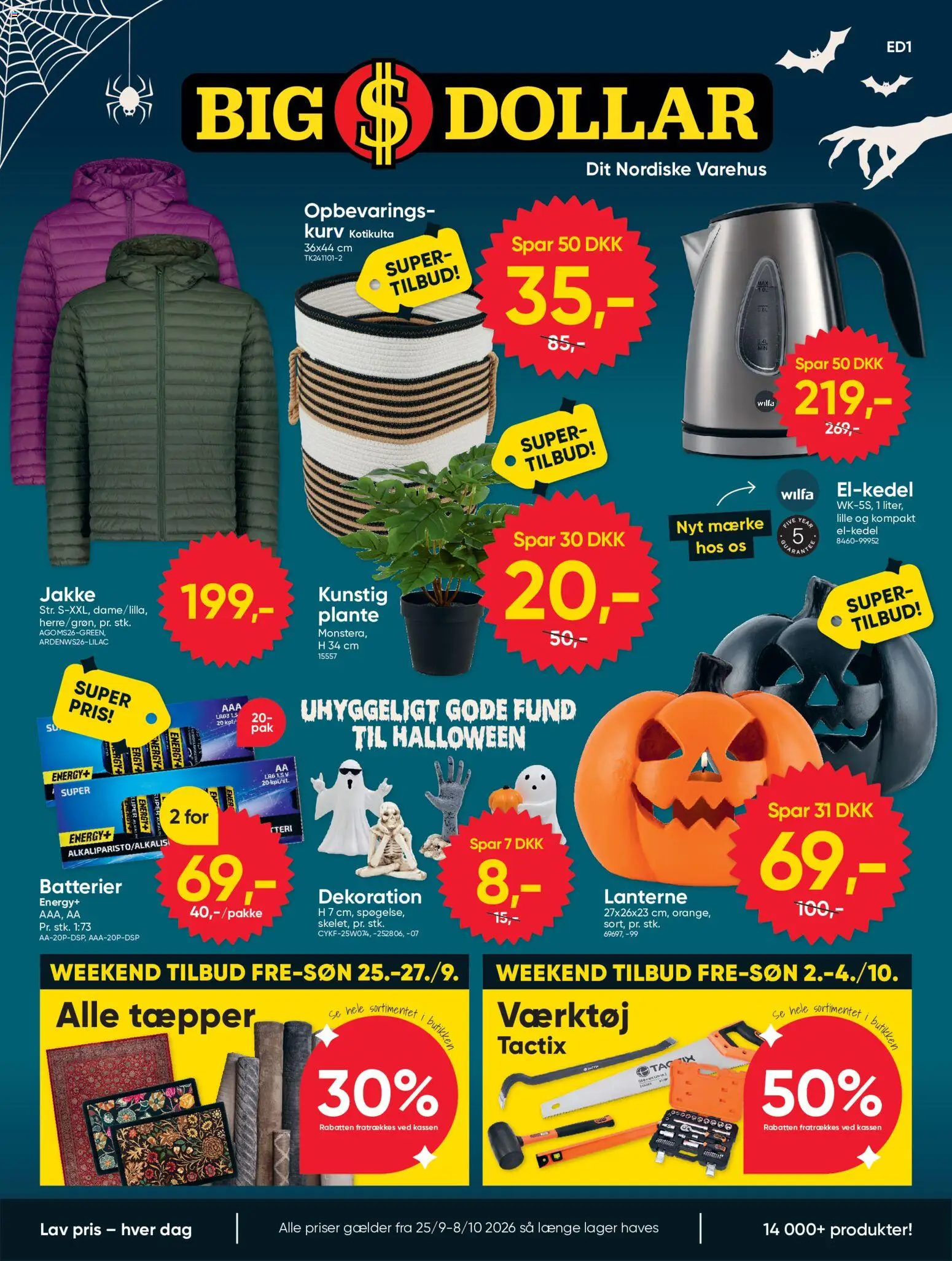Eksempel på tilbudsavis Bigdollar - Tilbudsavis fra butik Bigdollar gyldig fra 25/09/2026