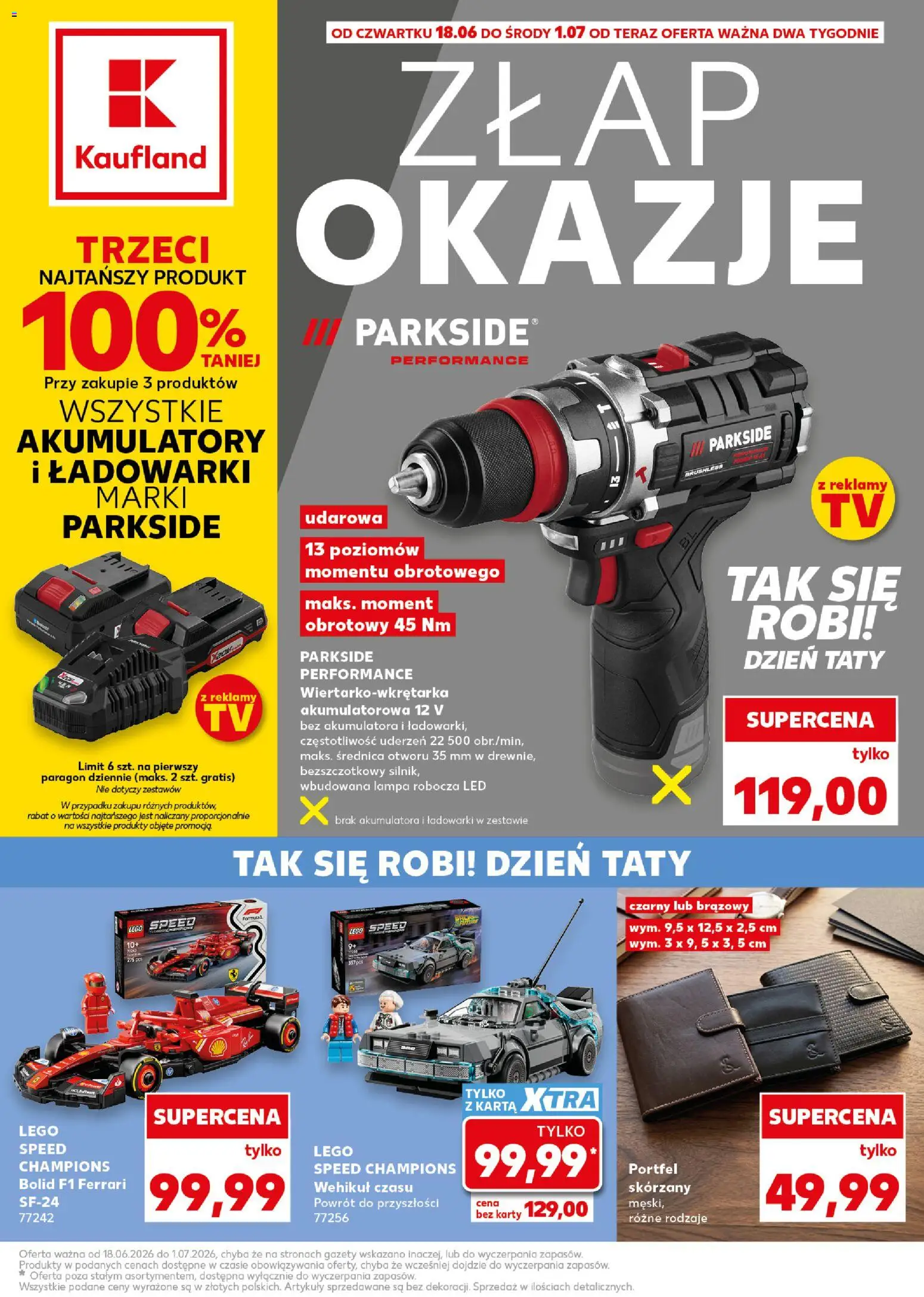 Náhled nabídky: Kaufland Polsko Kaufland Polsko leták - Złap okazje platný od 18.06.2026