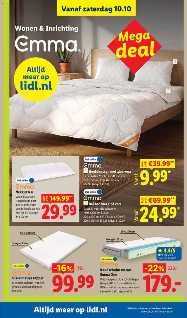 Nieuwe Lidl folder vanaf 05-10