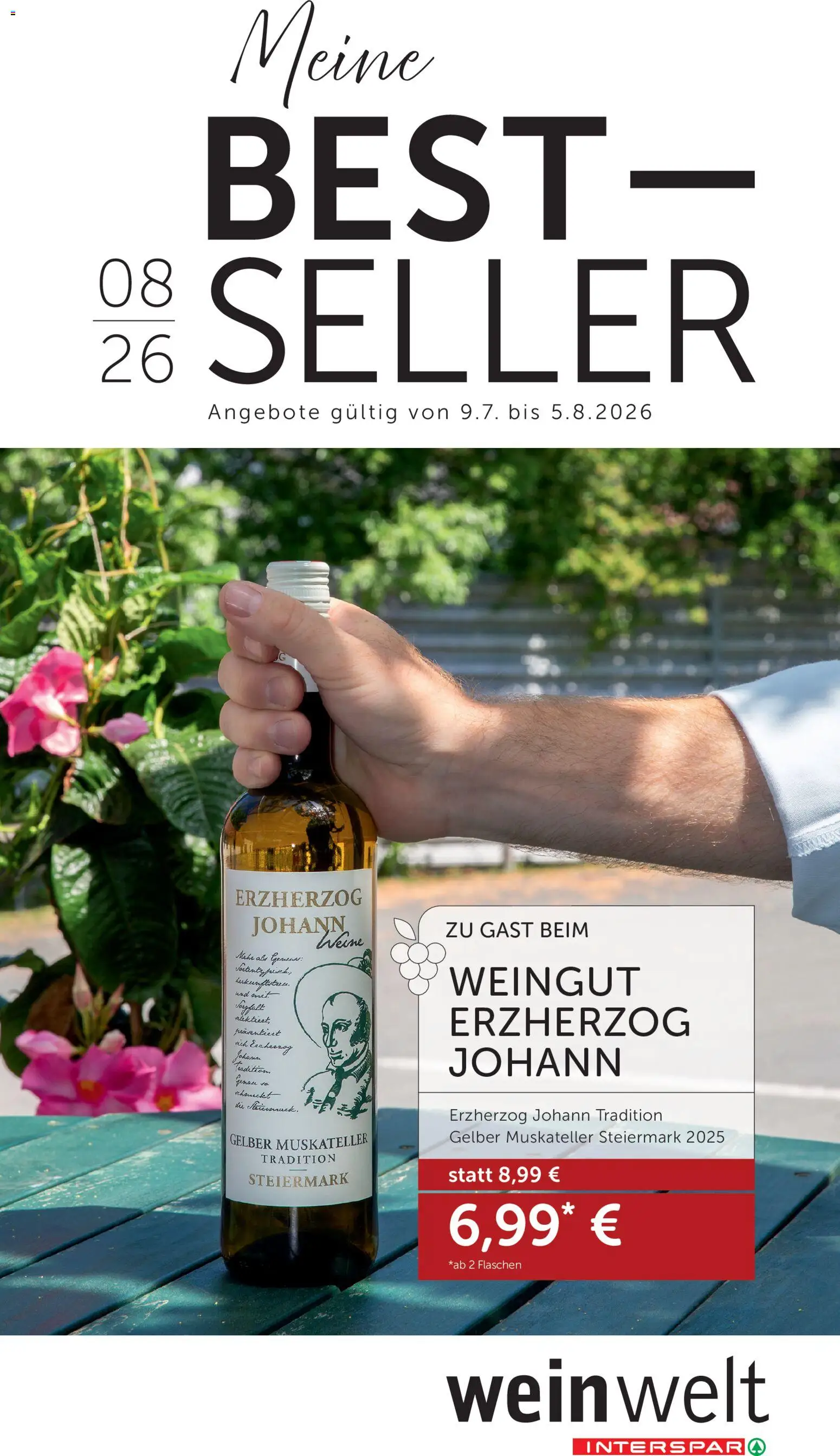 Vorschau der Angebote: Interspar Interspar Wein Welt gültig ab 09.07.2026