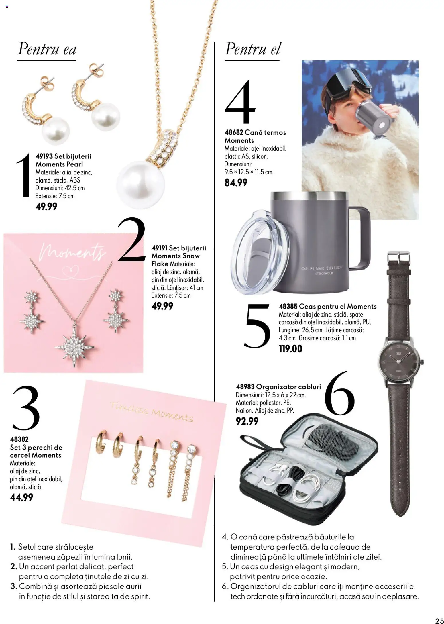 Previzualizarea de cataloage: Oriflame Oriflame Catalog 15 2026 valabil de la 11.11.2026 - Ceas, Lumină, Cercei, Termos, Organizator, Carcasă