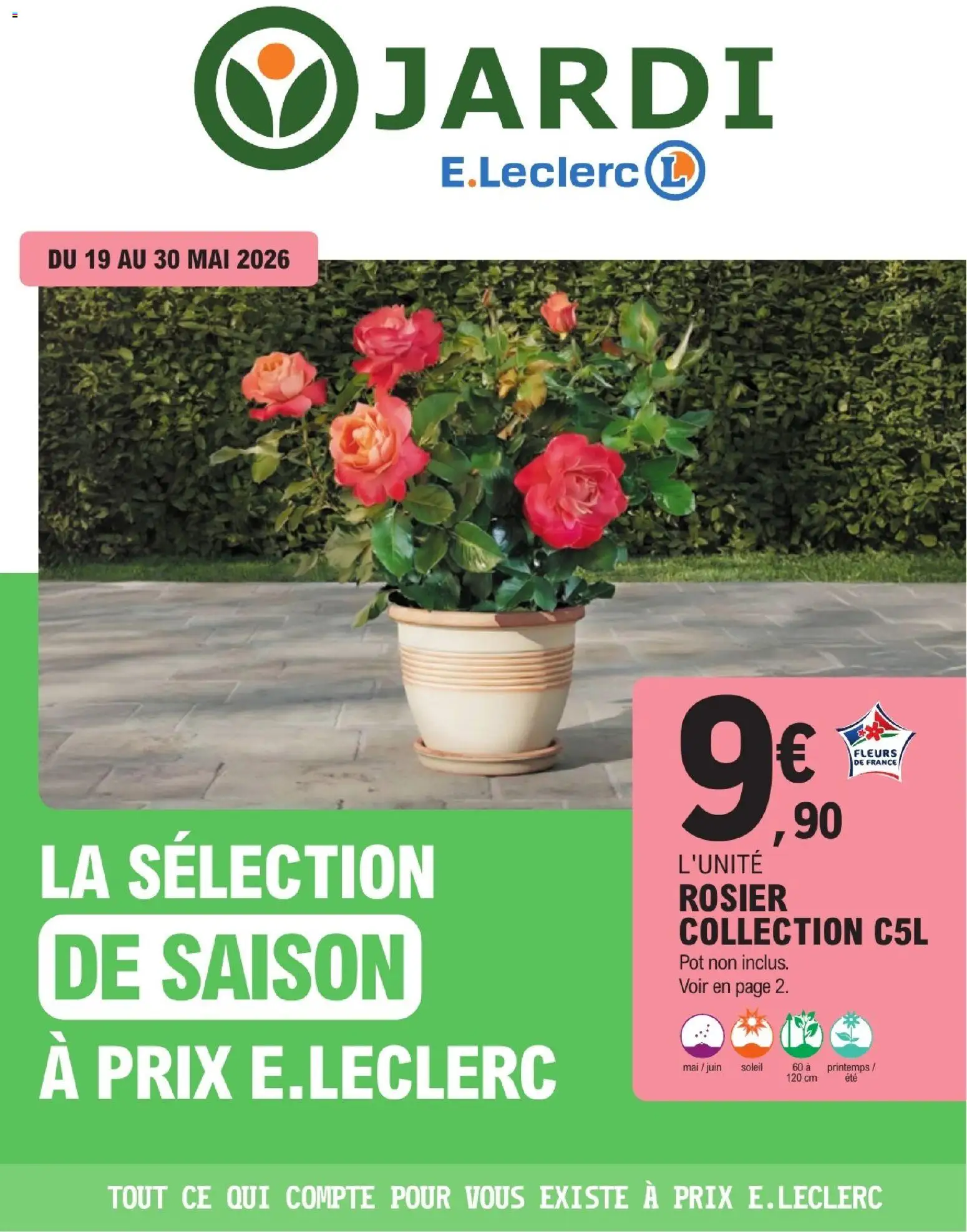 Prévisualisation de Brico E.Leclerc - Trafic Jardi Printemps du magasin Brico E.Leclerc formulaire valide 19/05/2026