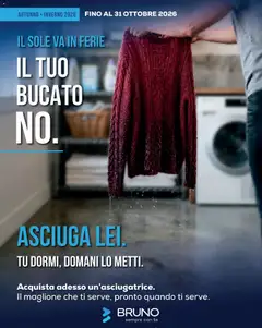 Anteprima dell'opuscolo BRUNO volantino Asciuga Lei dal negozio BRUNO valido da 23/10/2026