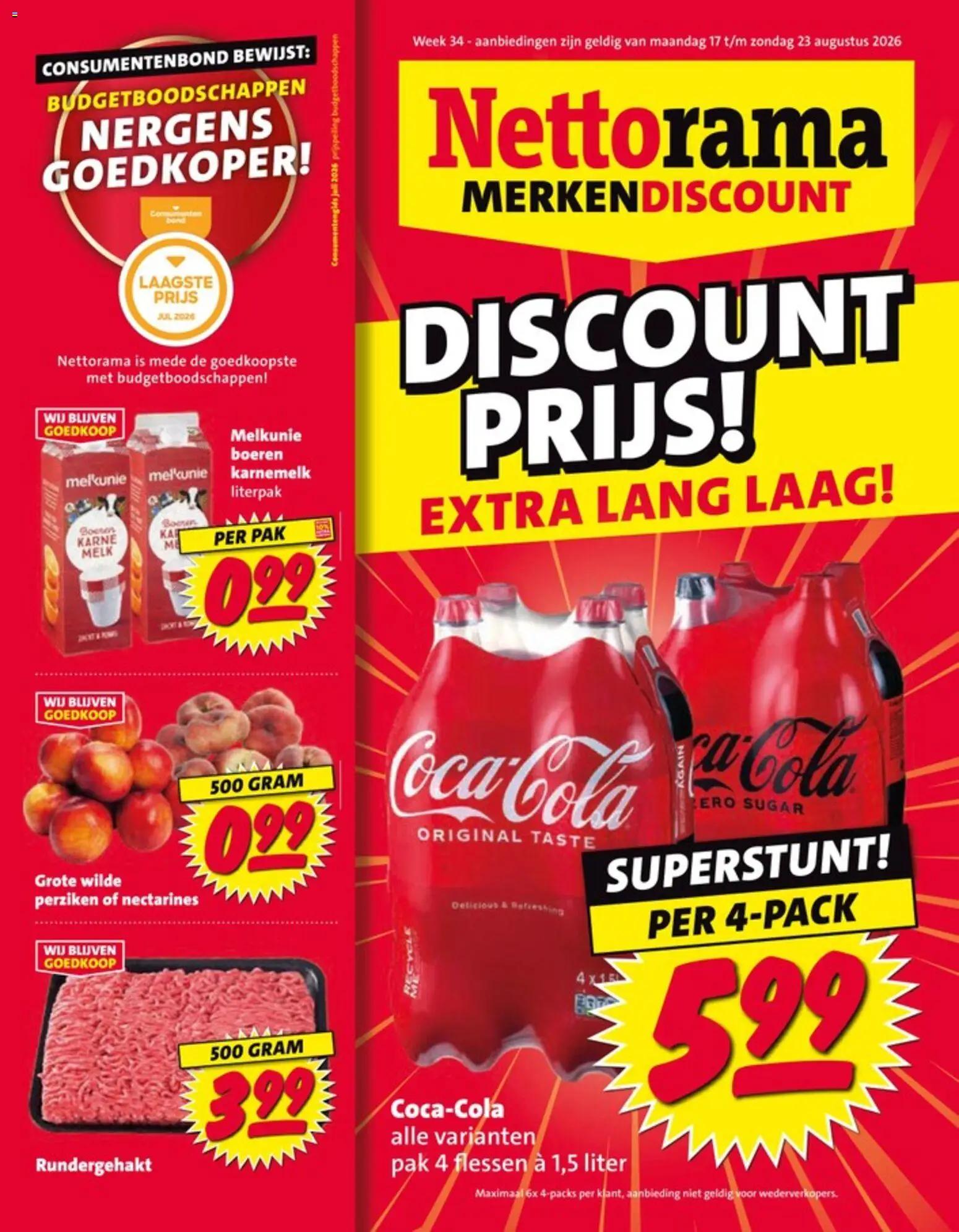 Voorbeeld van Nettorama folder van winkel Nettorama geldig vanaf 17-08-2026