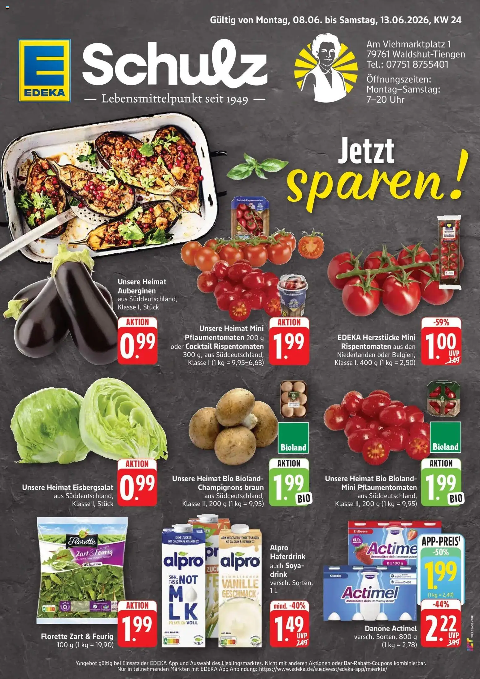 Vorschau von dem Prospekt des Geschäftes Edeka, gültig ab dem 08.06.2026