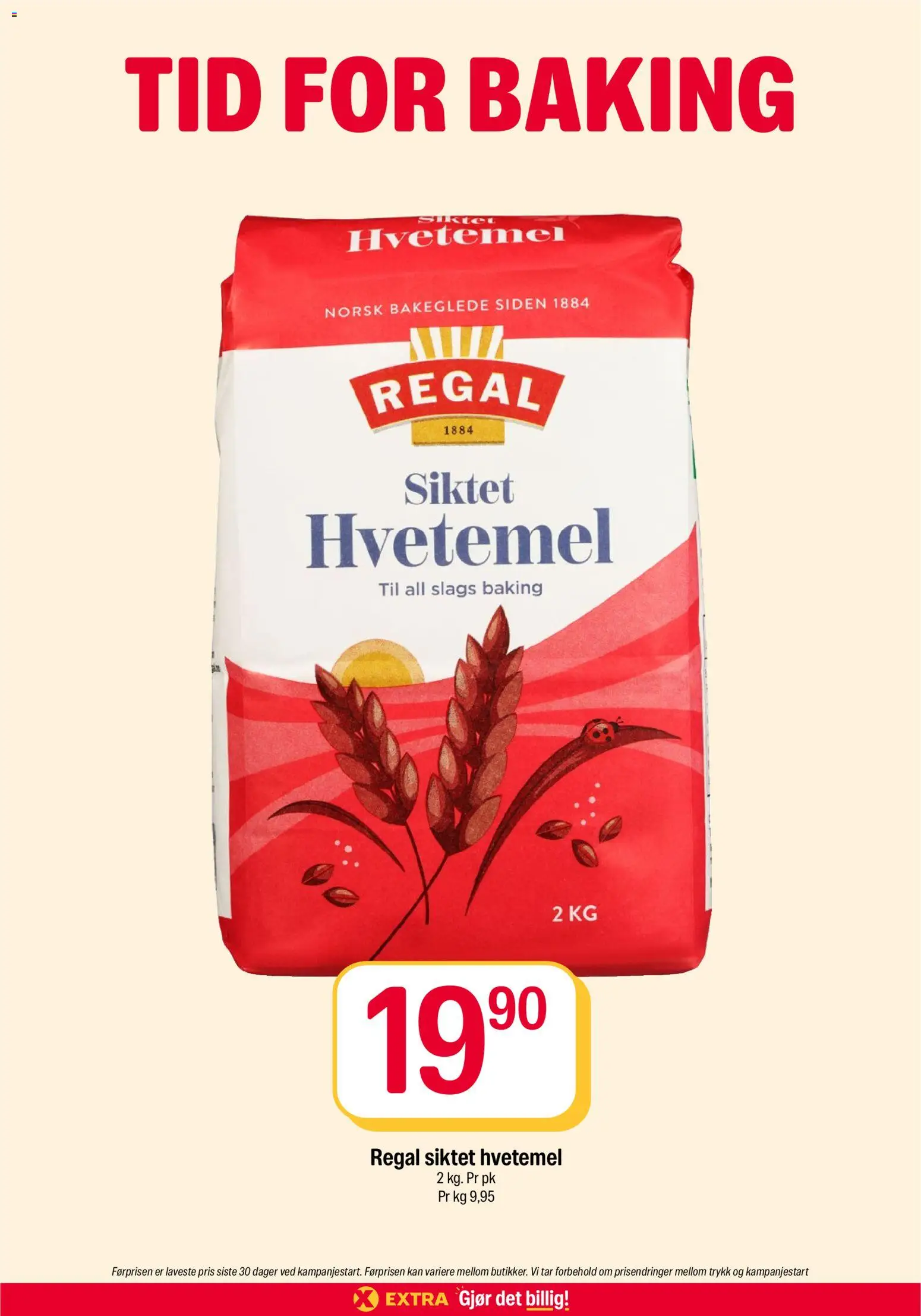 Forhåndsvis Coop Extra kundeavis fra butikk Coop Extra gyldig fra 12/10/2026 - Hvetemel, Ved