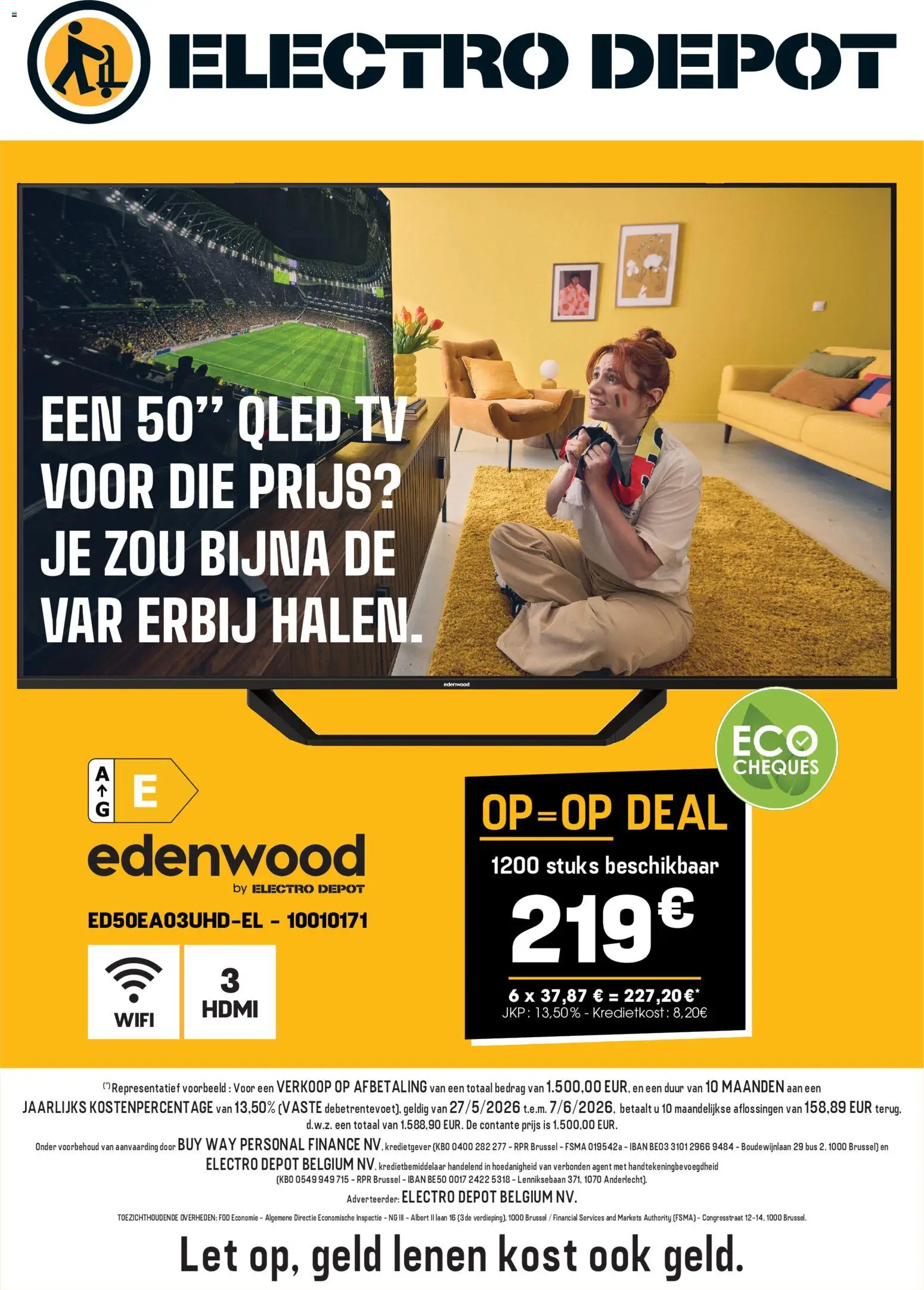Voorbeeld van Electro Depot Folder van winkel Electro Depot geldig vanaf 27/05/2026
