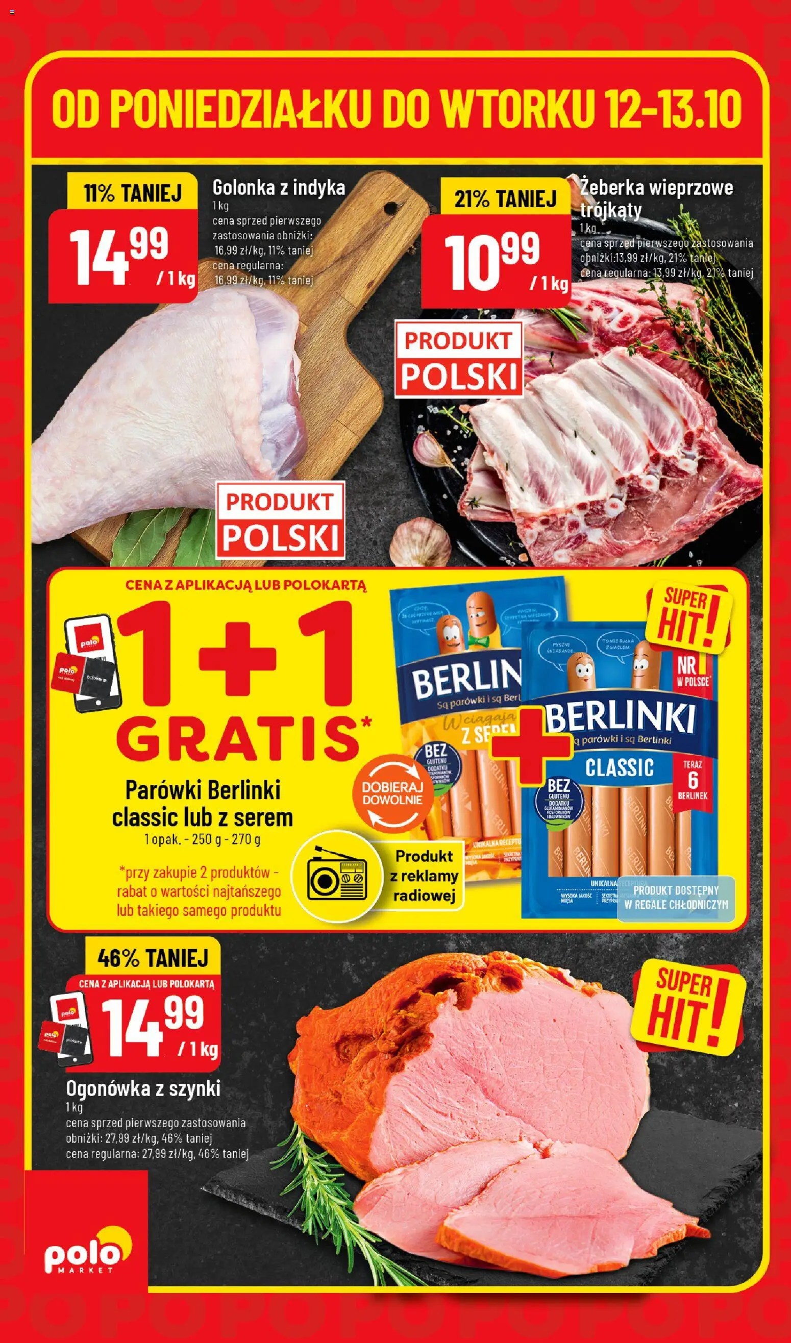 Pogląd gazetki "POLOmarket gazetka - Super Hity" ze sklepu POLOmarket ważnej od 12.10.2026
