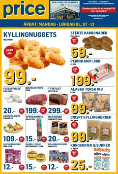 Forhåndsvis Price Lagerbutikk kundeavis fra butikk Price Lagerbutikk gyldig fra 07/10/2026