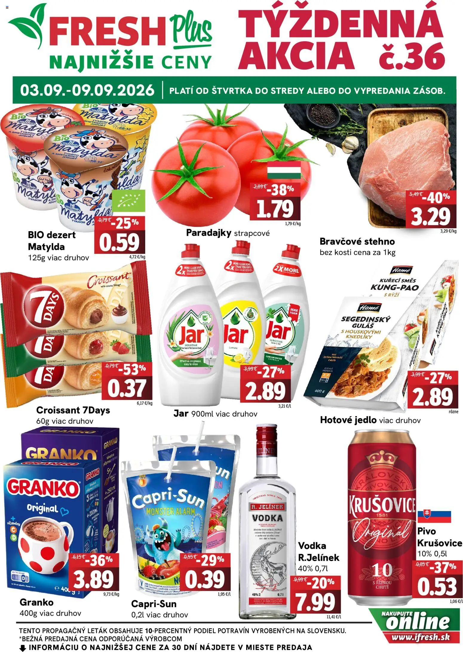 Náhľad Fresh letáku platného od 03.09.2026